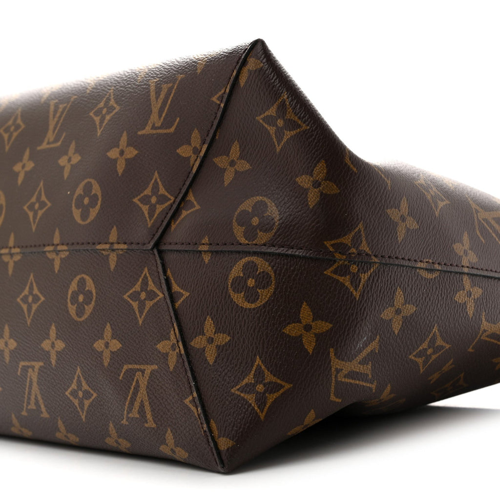 Monogram Flower Hobo Black