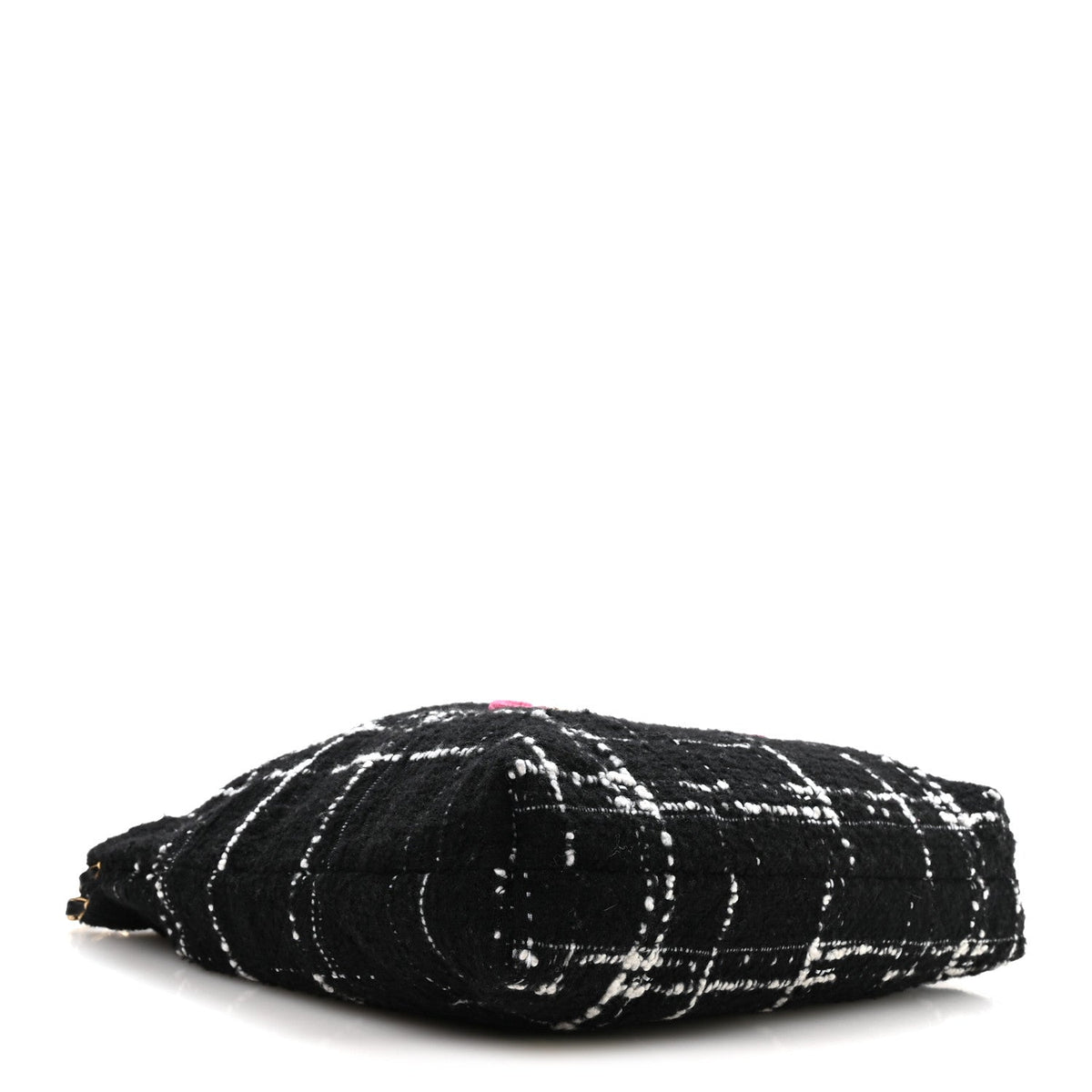 Wool Tweed Quilted Small Chanel 22 Black Multicolor