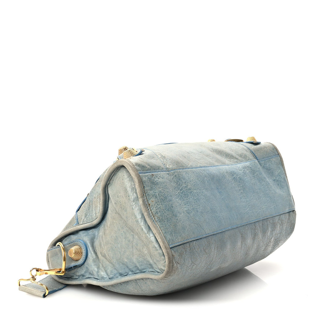 Agneau Giant 21 Gold Hardware City Sky Blue