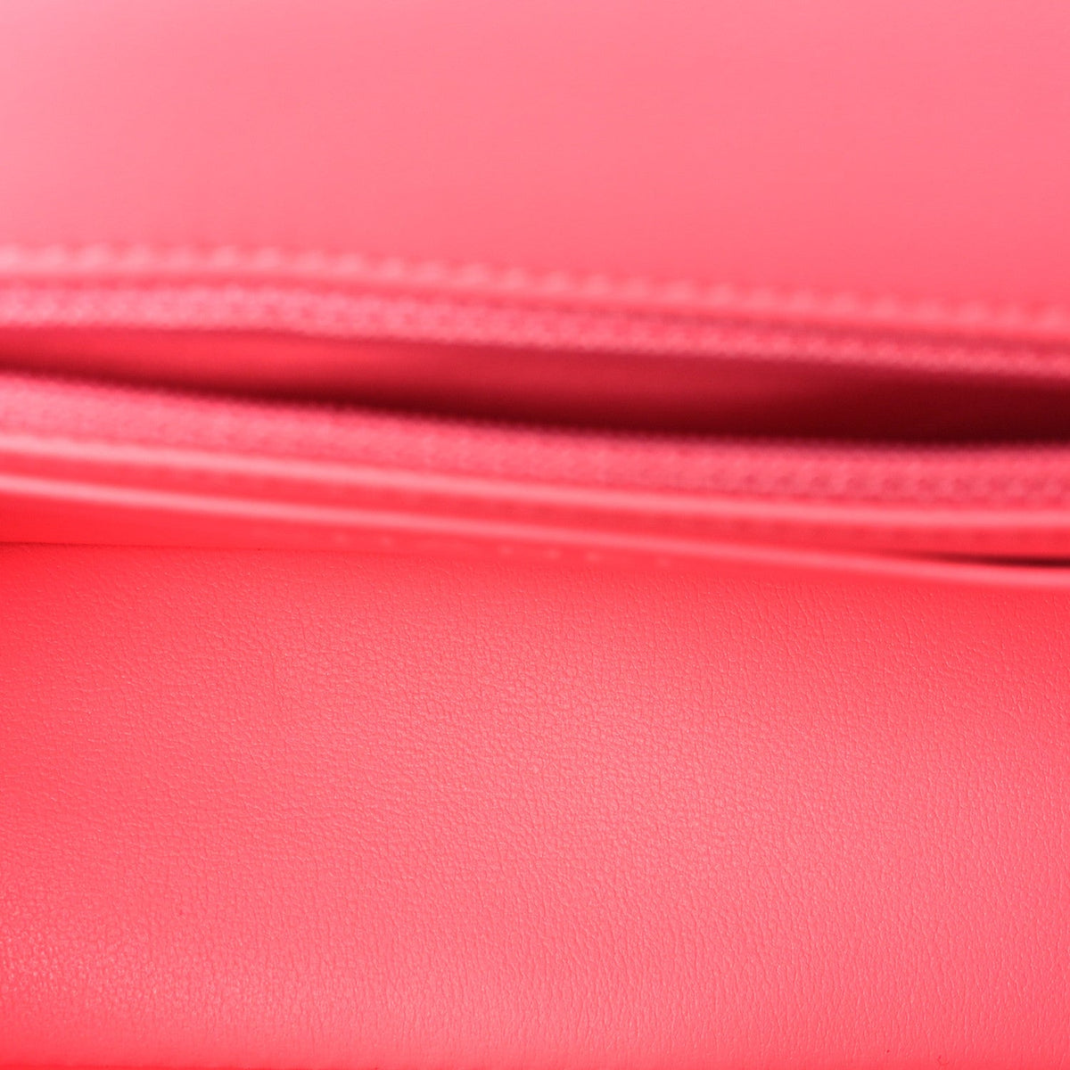 Lambskin Quilted Mini Rectangular Flap Coral Pink