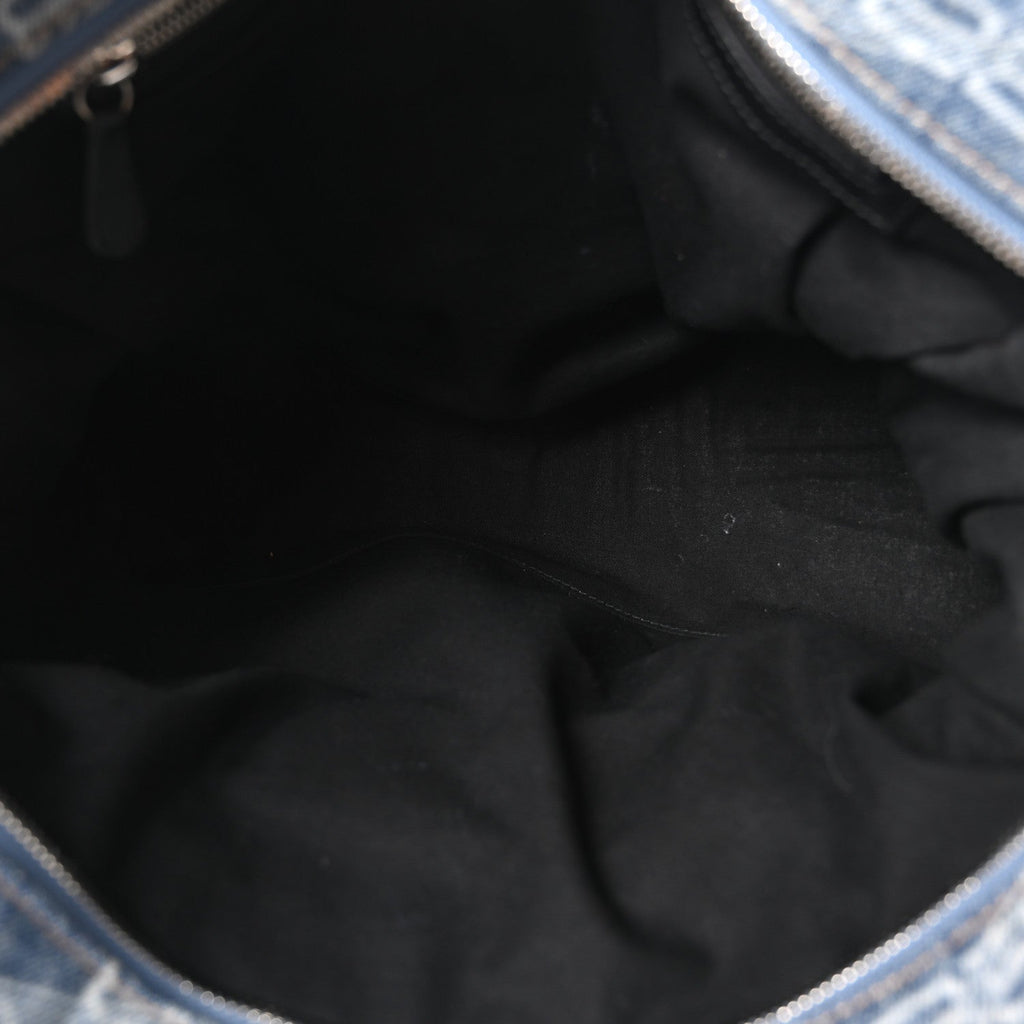 Denim BB Monogram Neo Cagole City Handbag Blue