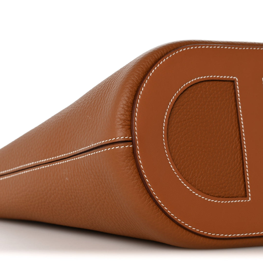Taurillon Clemence Swift In-The-Loop 23 Bag Gold