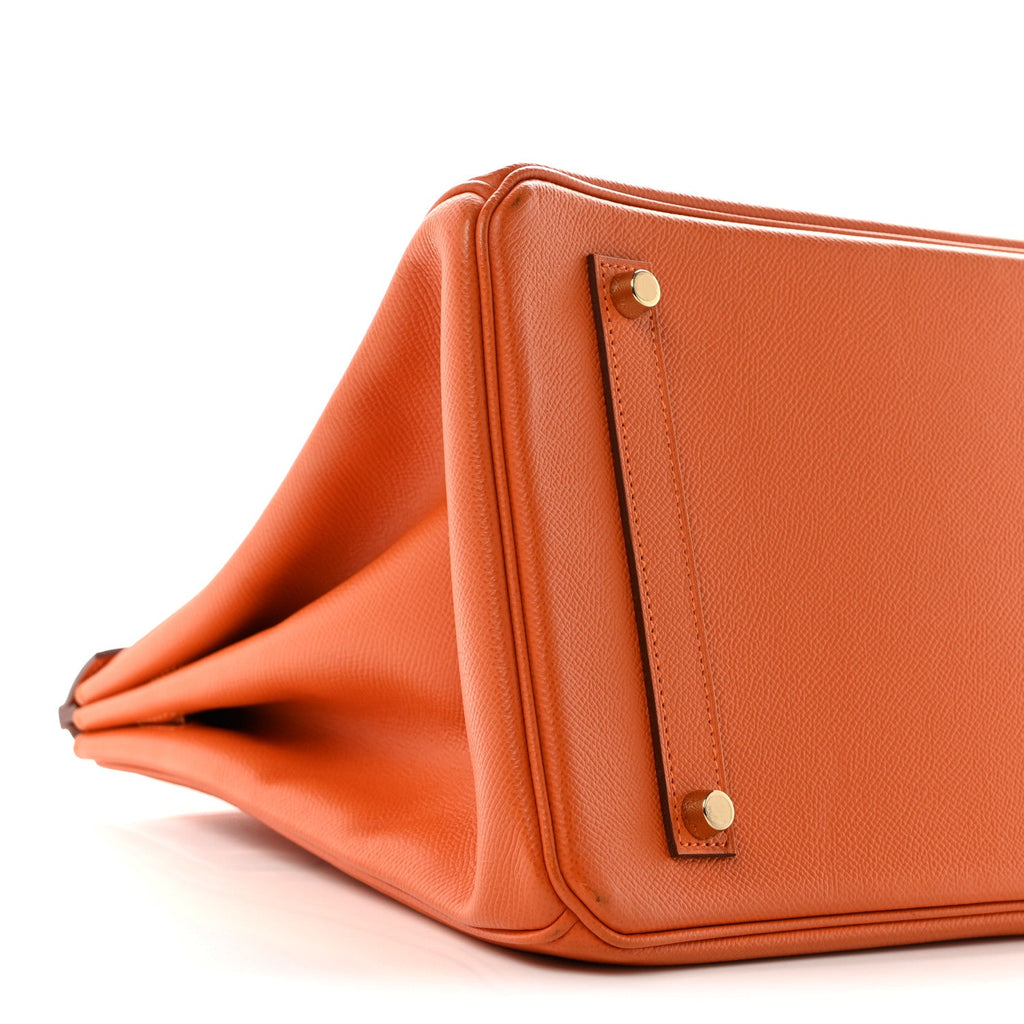 Epsom Birkin 35 Orange