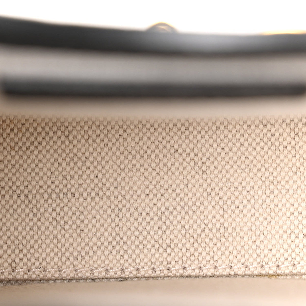 Jacquard Black Denim GG Monogram Textured Dollar Calfskin Mini Horsebit 1955 Crossbody Bag Black Ivory