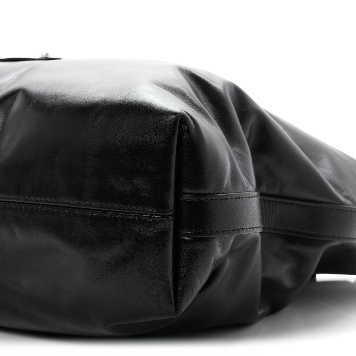 LV Night Calfskin Vagabond Hobo Black