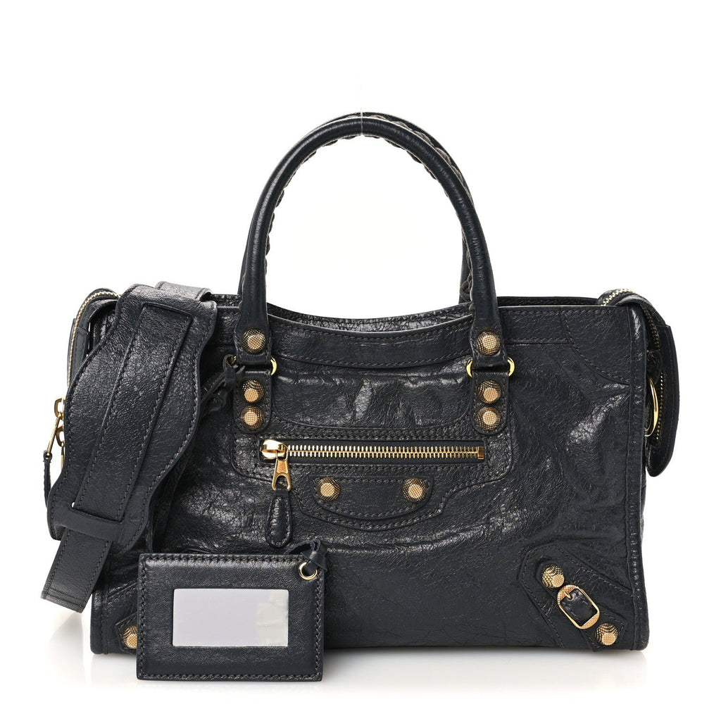 Agneau Giant 12 Gold Hardware S City Gris Fossile