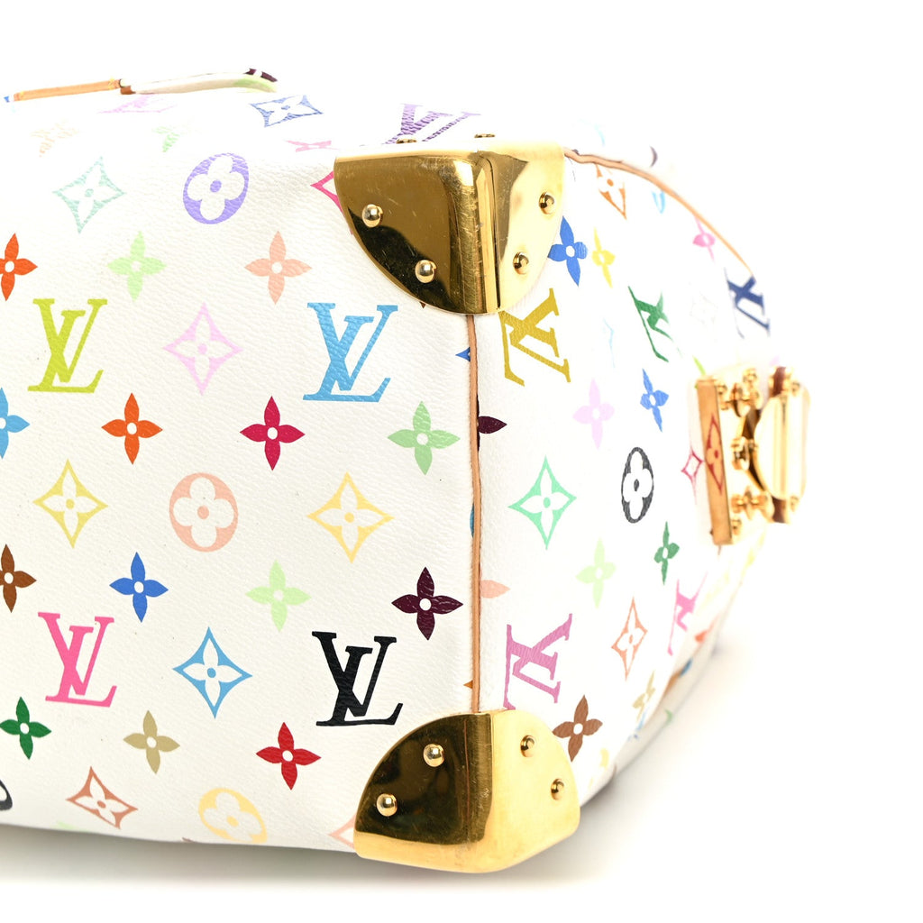 Monogram Multicolor Speedy 30 White