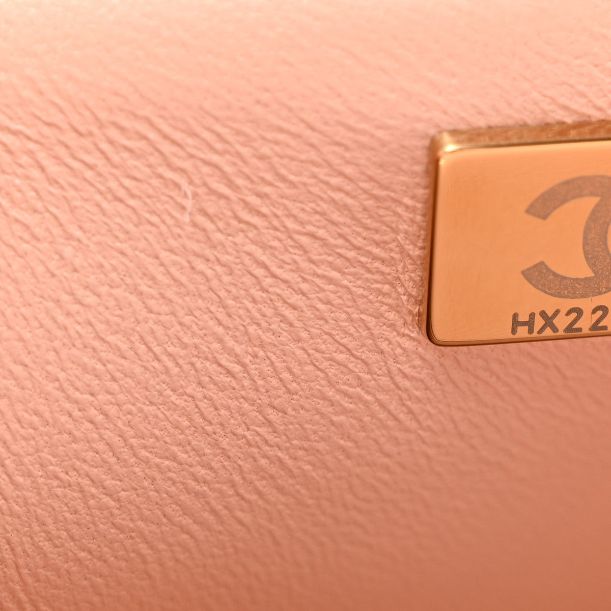 Caviar Quilted Mini Retro Twist Top Handle Flap Light Pink