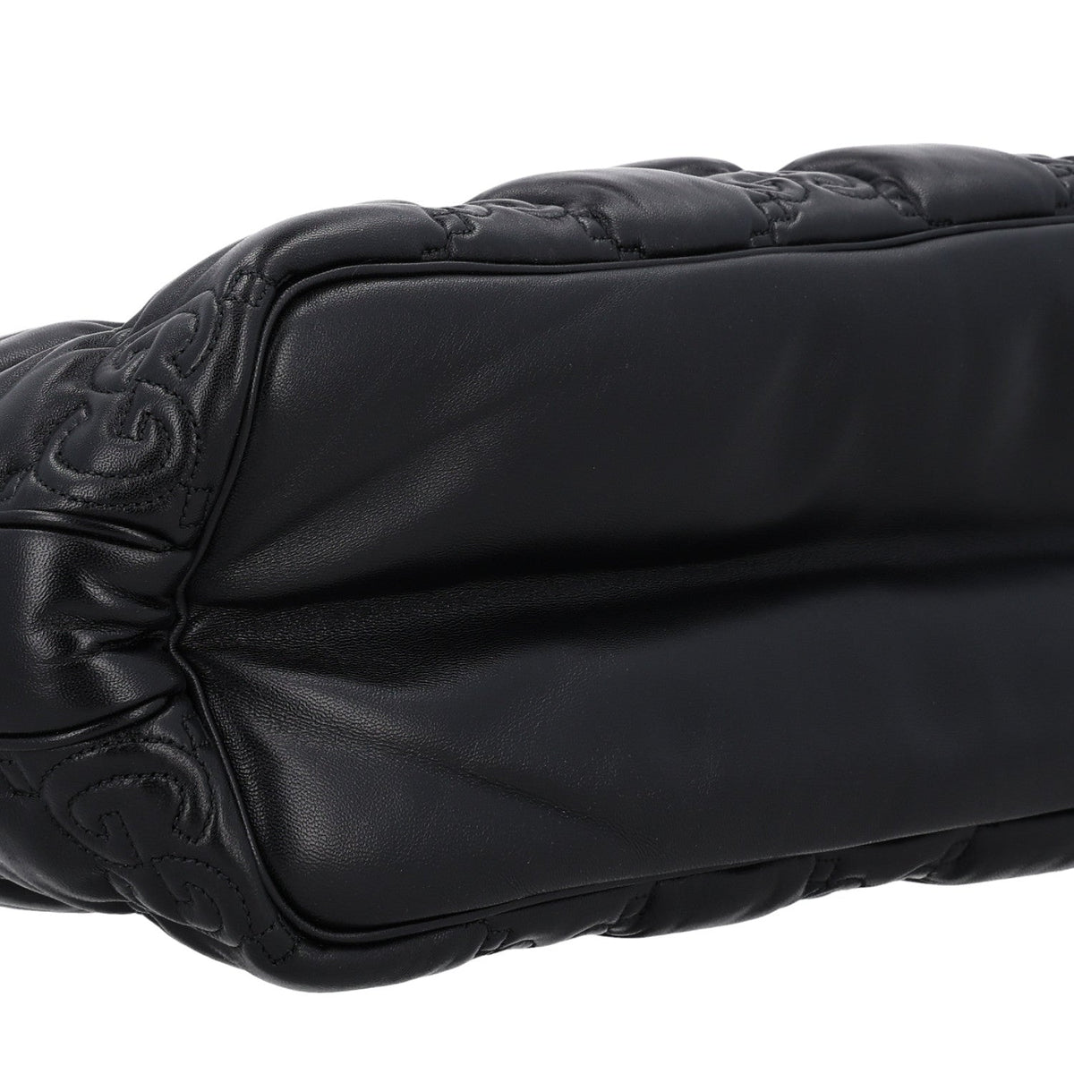 Calfskin GG Matelasse Large Tote Black