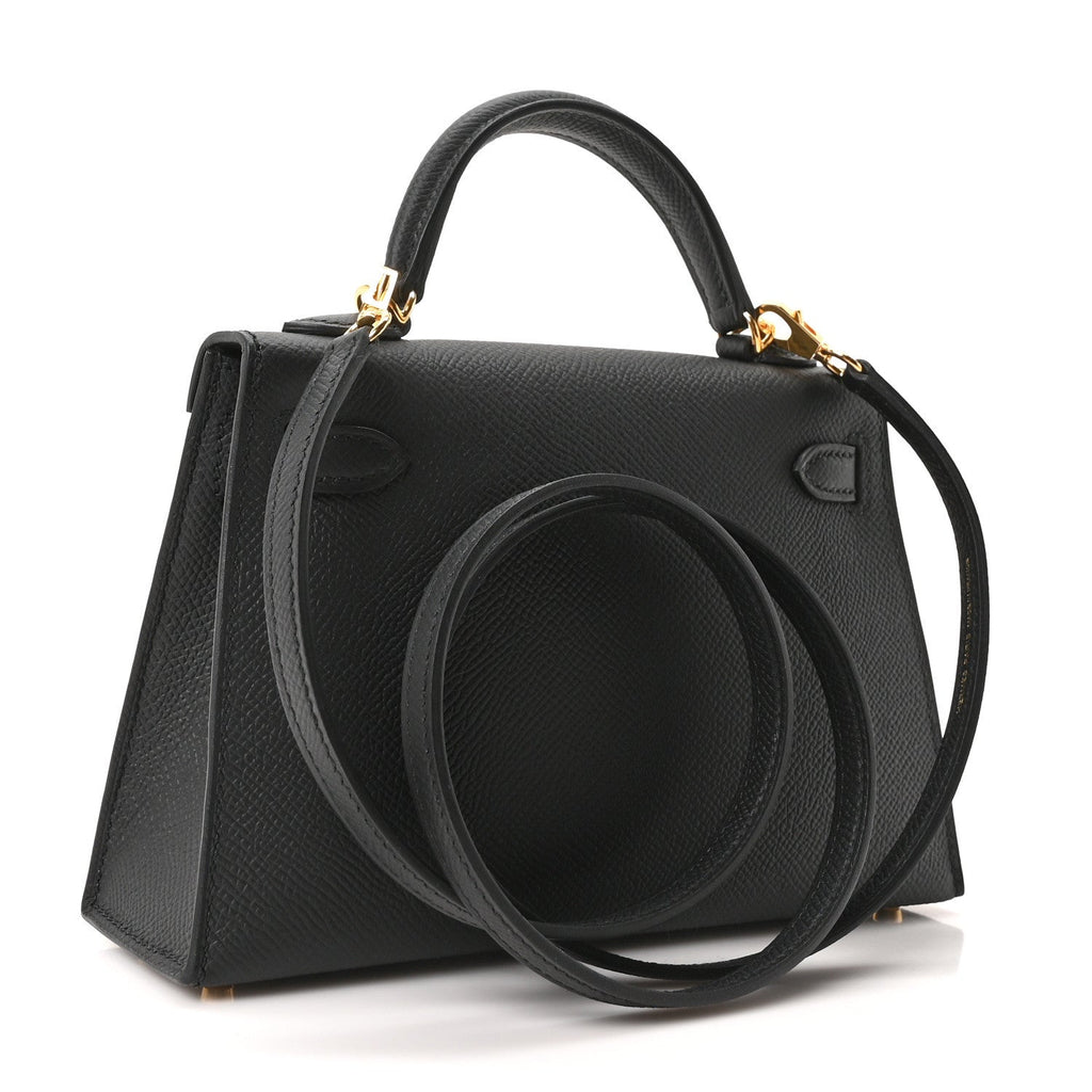 Epsom Mini Kelly Sellier 20 Black