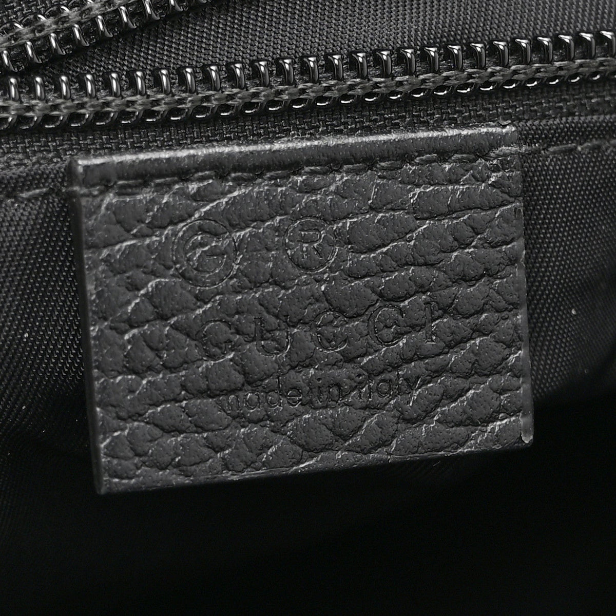 Nylon Monogram Dollar Calfskin Flat Messenger Bag Black