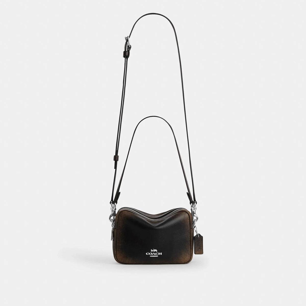 Coach Outlet Mini Carey Crossbody Bag In Loved Leather