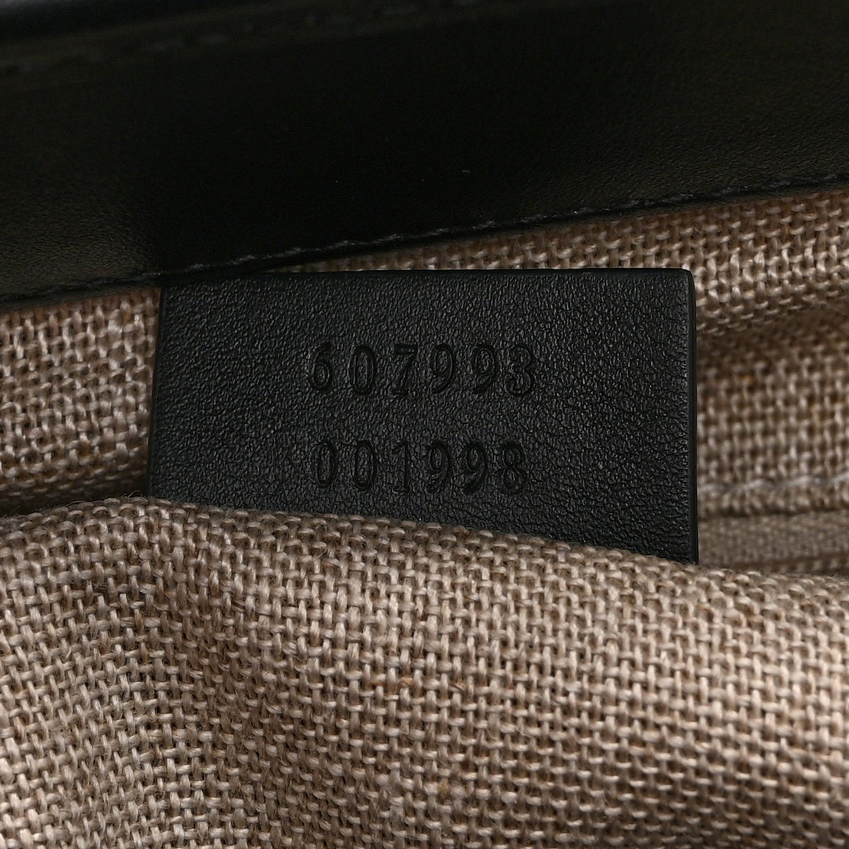 Microguccissima Drawstring Backpack Black