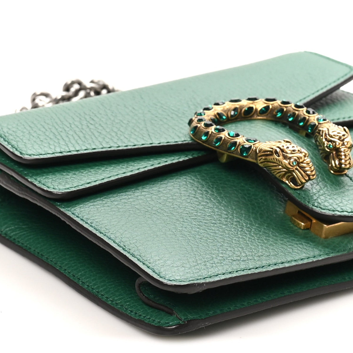 Calfskin Mini Dionysus Shoulder Bag Emerald