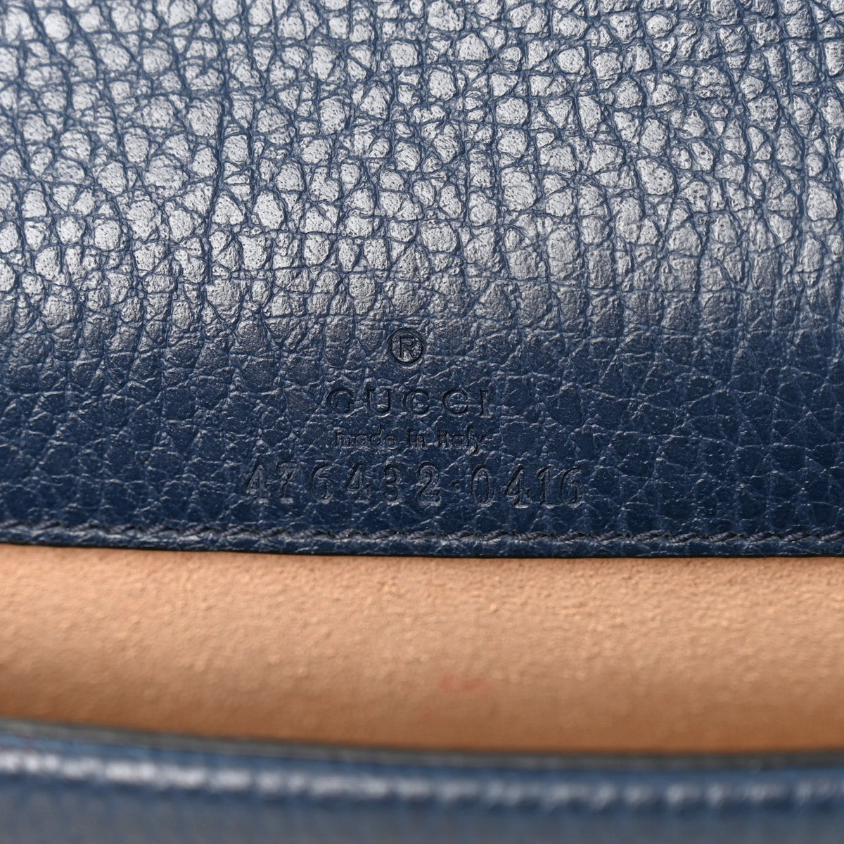 Dollar Calfskin Crystal Super Mini Dionysus Shoulder Bag Blue Agata Black Diamond
