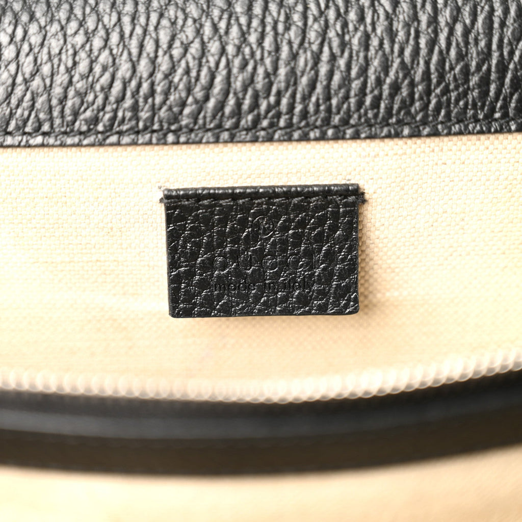 Pebbled Calfskin Small Dionysus Shoulder Bag Black