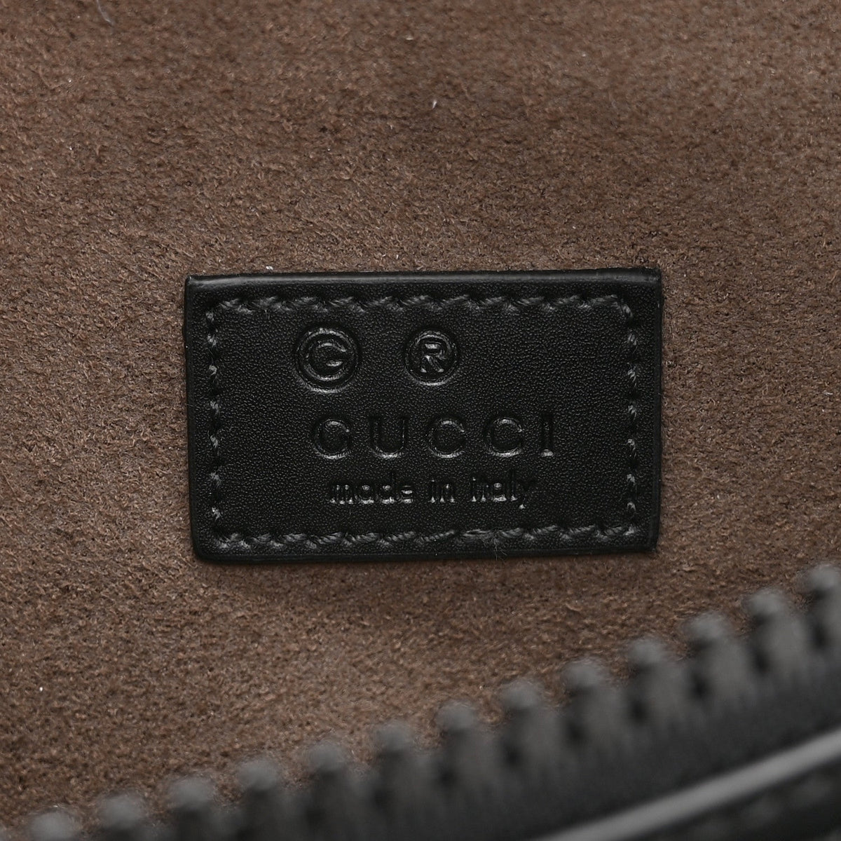 GG Supreme Monogram Belt Bag Black