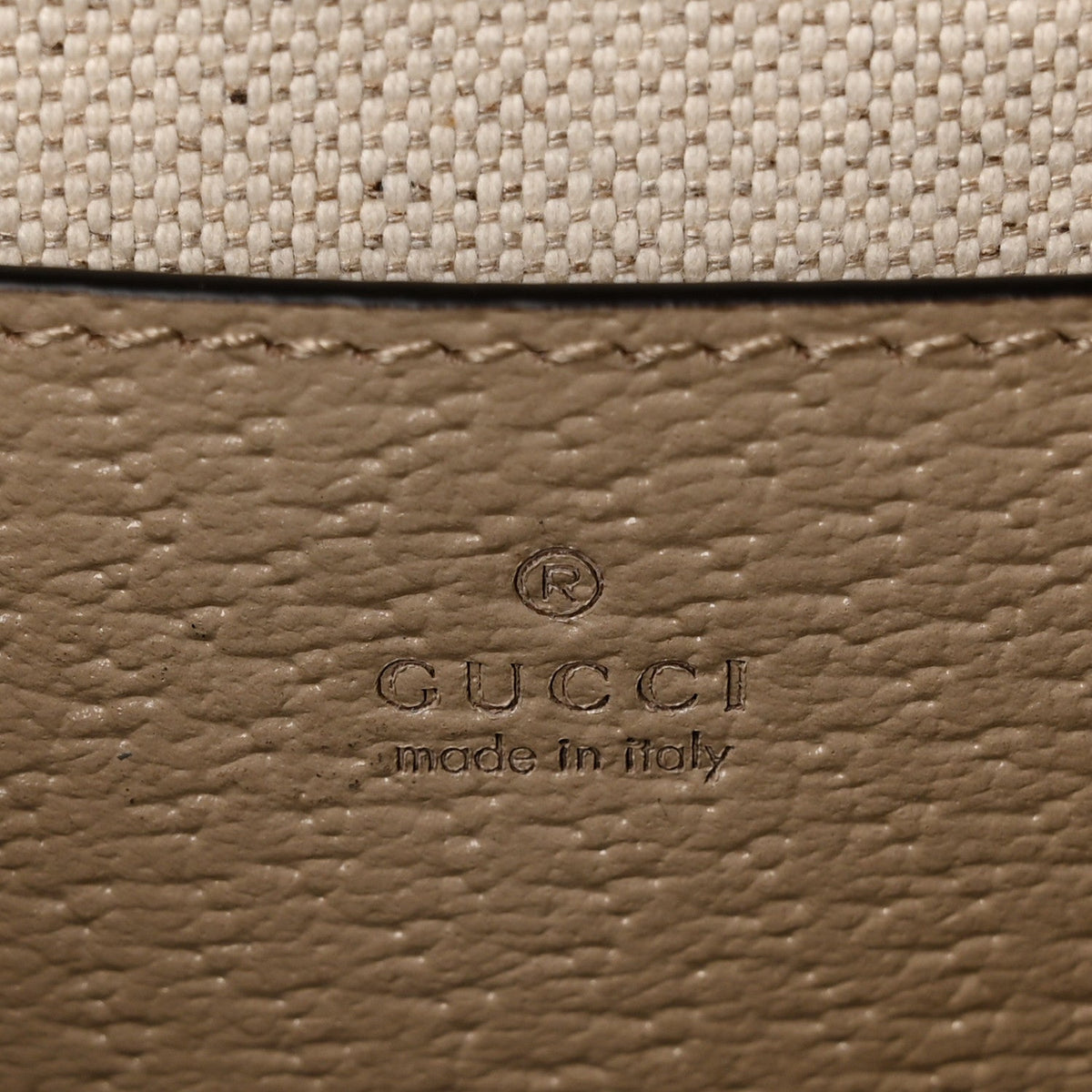 GG Supreme Monogram Textured Dollar Calfskin Web Mini Ophidia Envelope Shoulder Bag Beige Mystic White Oatmeal