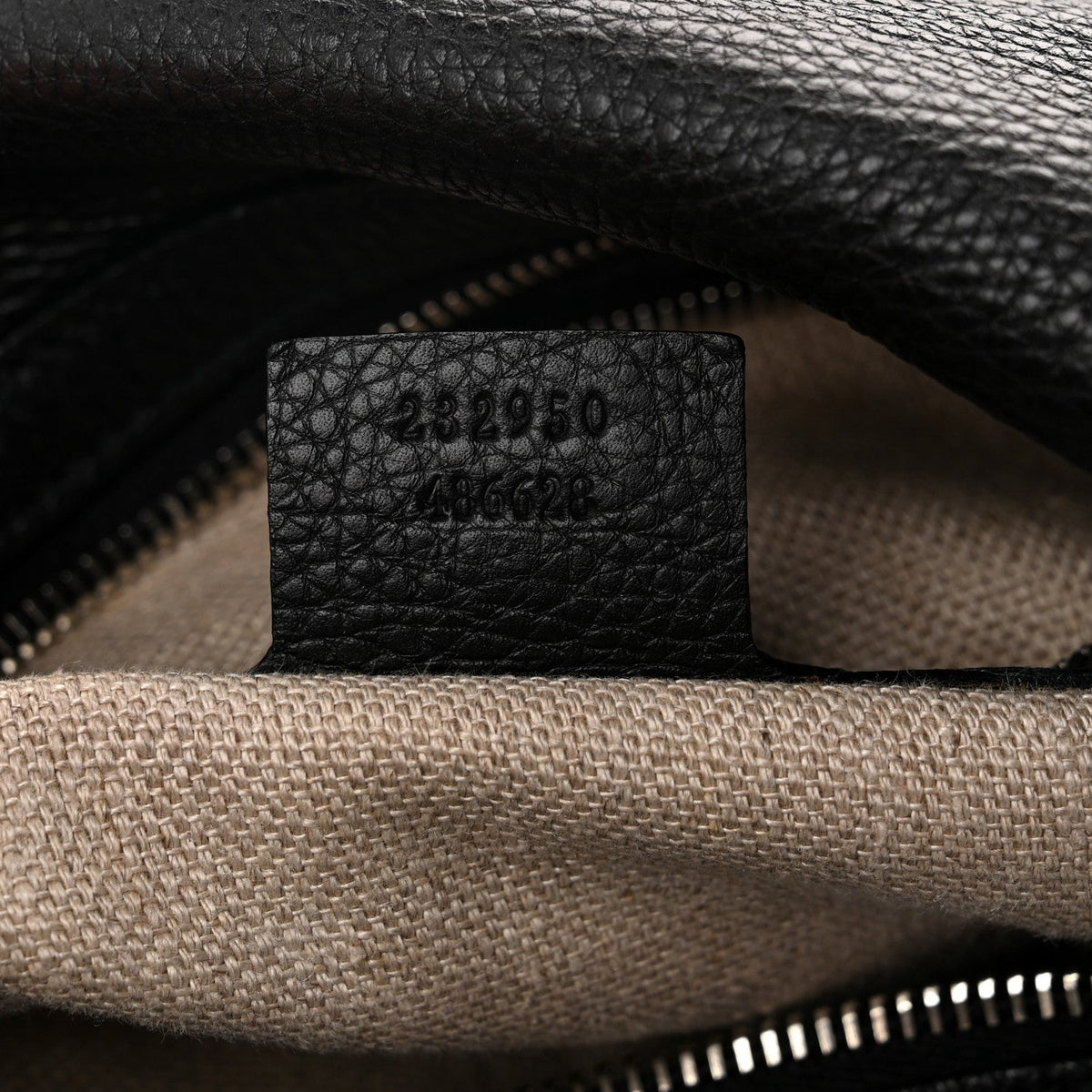 Pebbled Calfskin Large Icon Bit Hobo Black