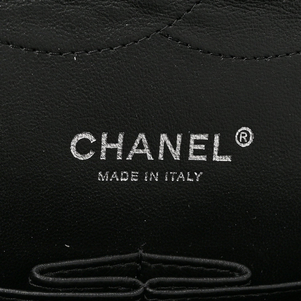 Lambskin Quilted Jumbo Double Flap So Black