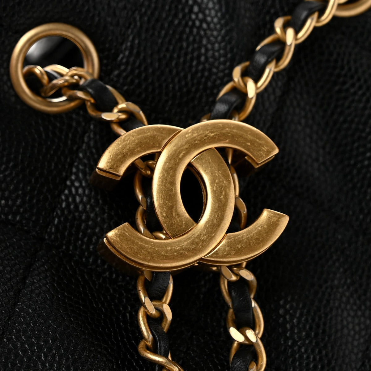 Caviar Quilted Small Chanel 25 Handbag Black