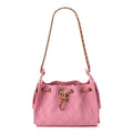 Caviar Quilted Mini Chanel 25 Handbag Light Pink