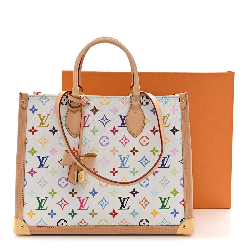 LV X TM Monogram Multicolor Onthego MM White
