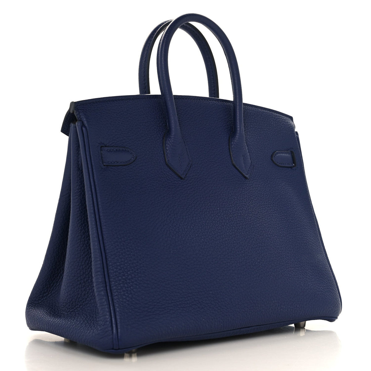 Togo Swift Officier Birkin 25 Bleu Encre Bordeaux