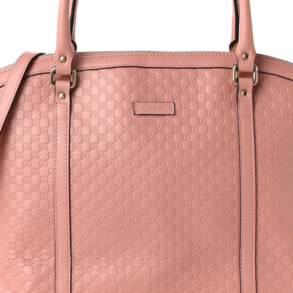 Soft Microguccissima Large Dome Satchel Soft Pink