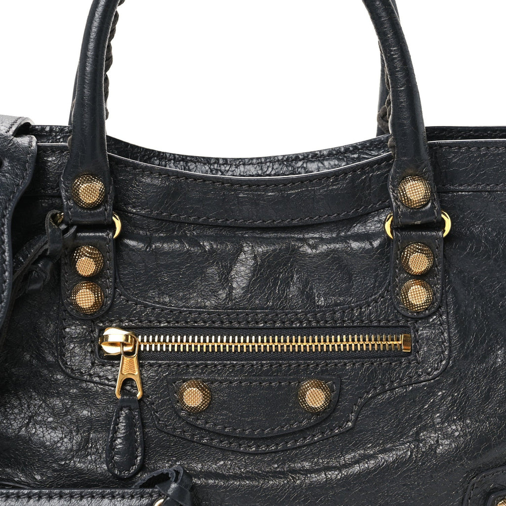 Agneau Giant 12 Gold Hardware S City Gris Fossile