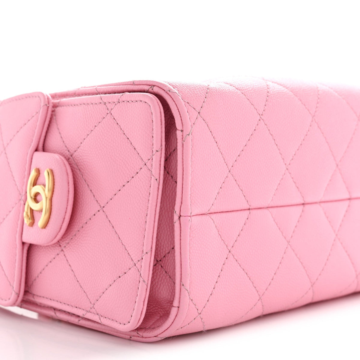 Caviar Quilted Mini Chanel 25 Handbag Pink