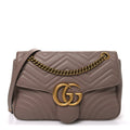 Calfskin Matelasse Medium GG Marmont Shoulder Bag Porcelain Rose