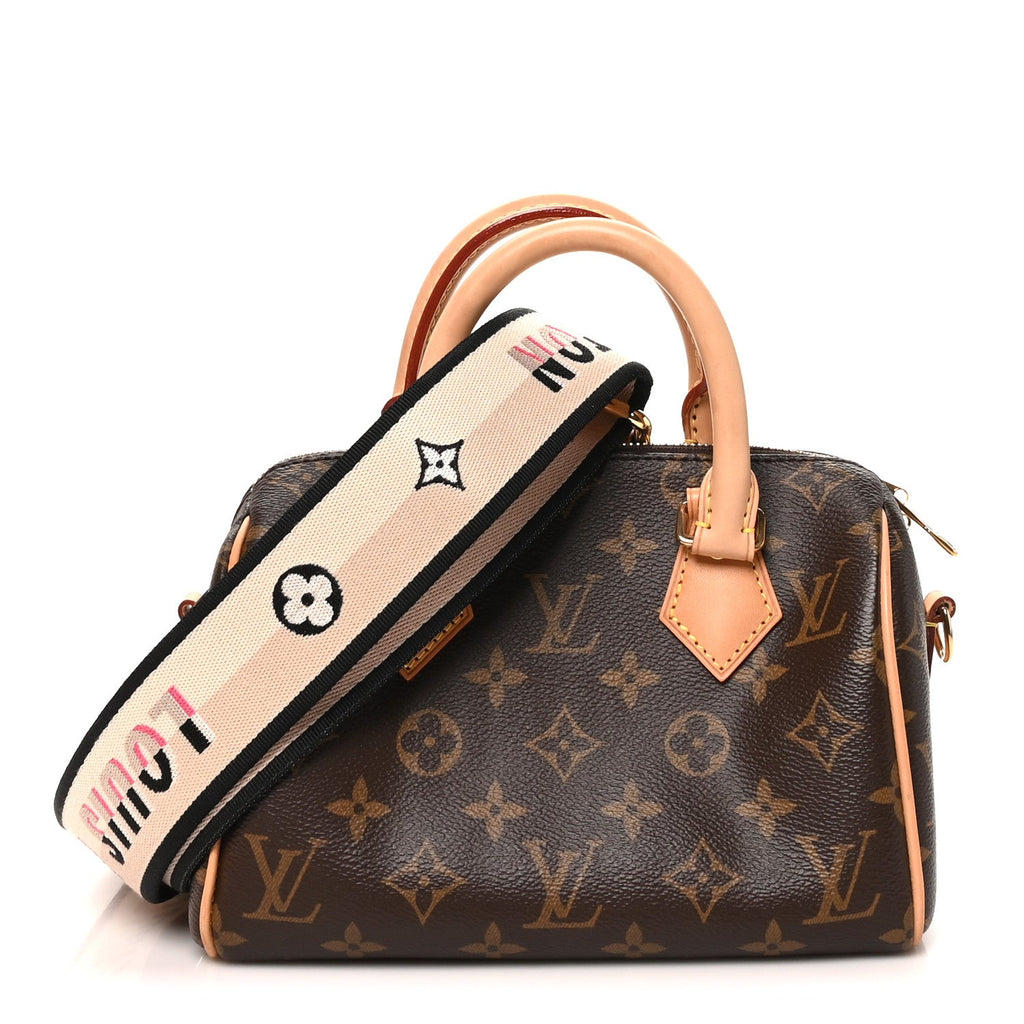 Monogram Speedy Bandouliere 20 Black