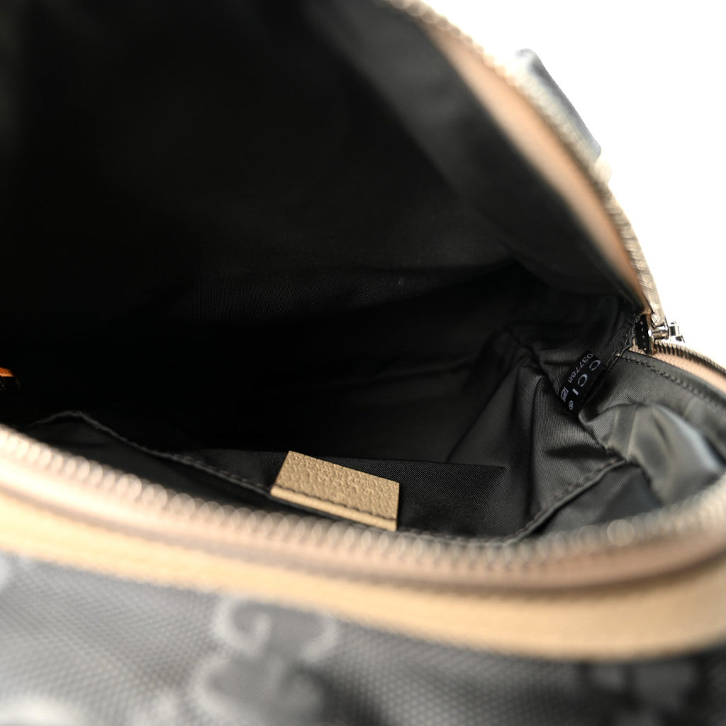 Econyl Nylon Monogram Off The Grid Sling Backpack Graphite Grey New Plaster