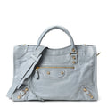 Agneau Giant 12 Gold Hardware City Bleu Opaline