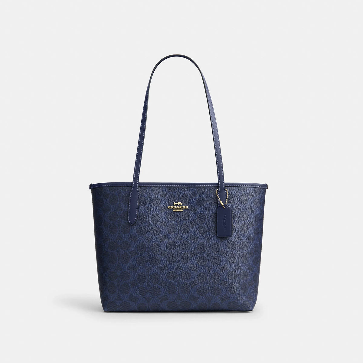 Coach Outlet Medium City Tote Bag In Signature Canvas