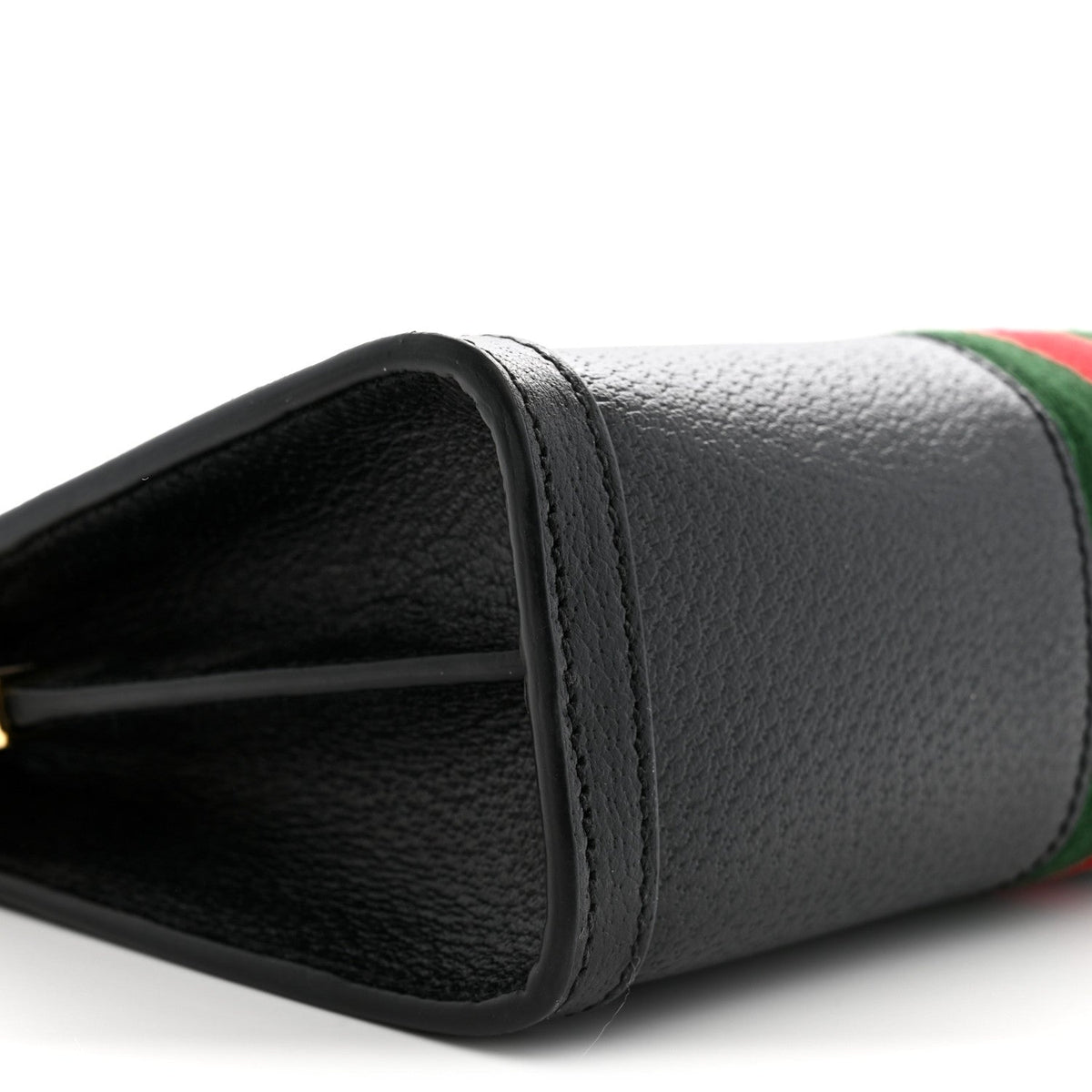 Calfskin GG Web Small Ophidia Chain Shoulder Bag Black