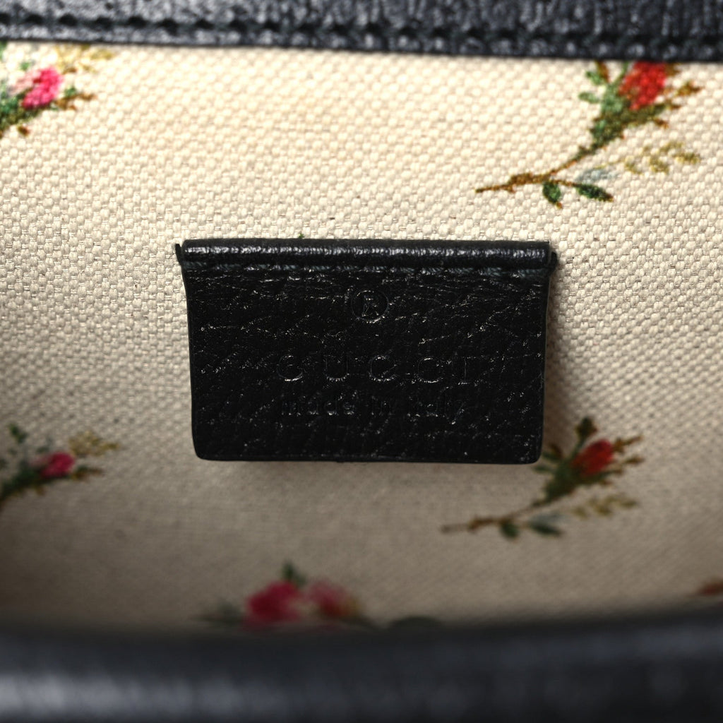 Calfskin Web Mini Dionysus Shoulder Bag Black