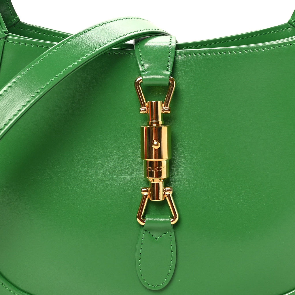 Boarded Dyana Lux Calfskin Small Jackie 1961 Hobo Spring Green