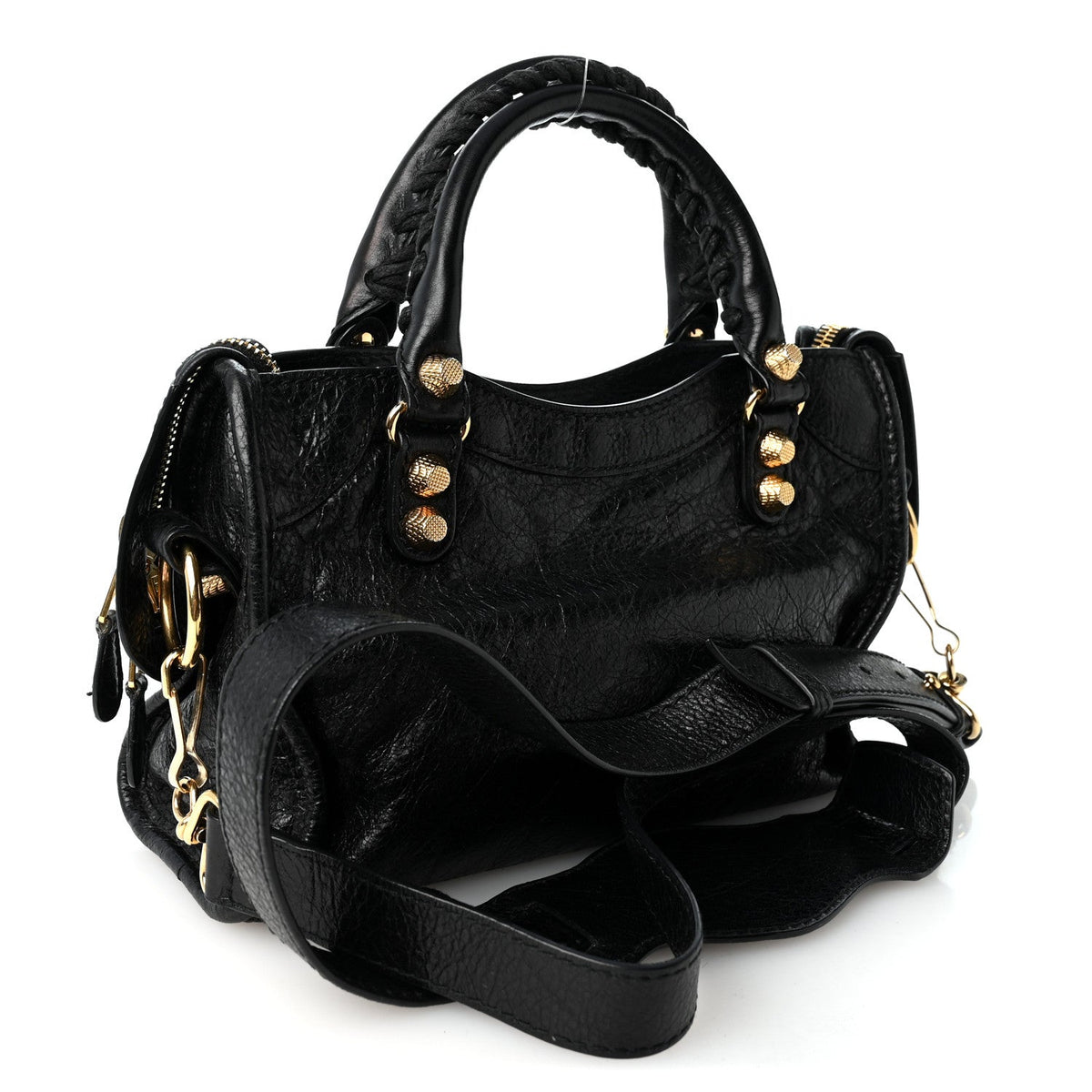 Agneau Giant 12 Gold Hardware Mini City Black