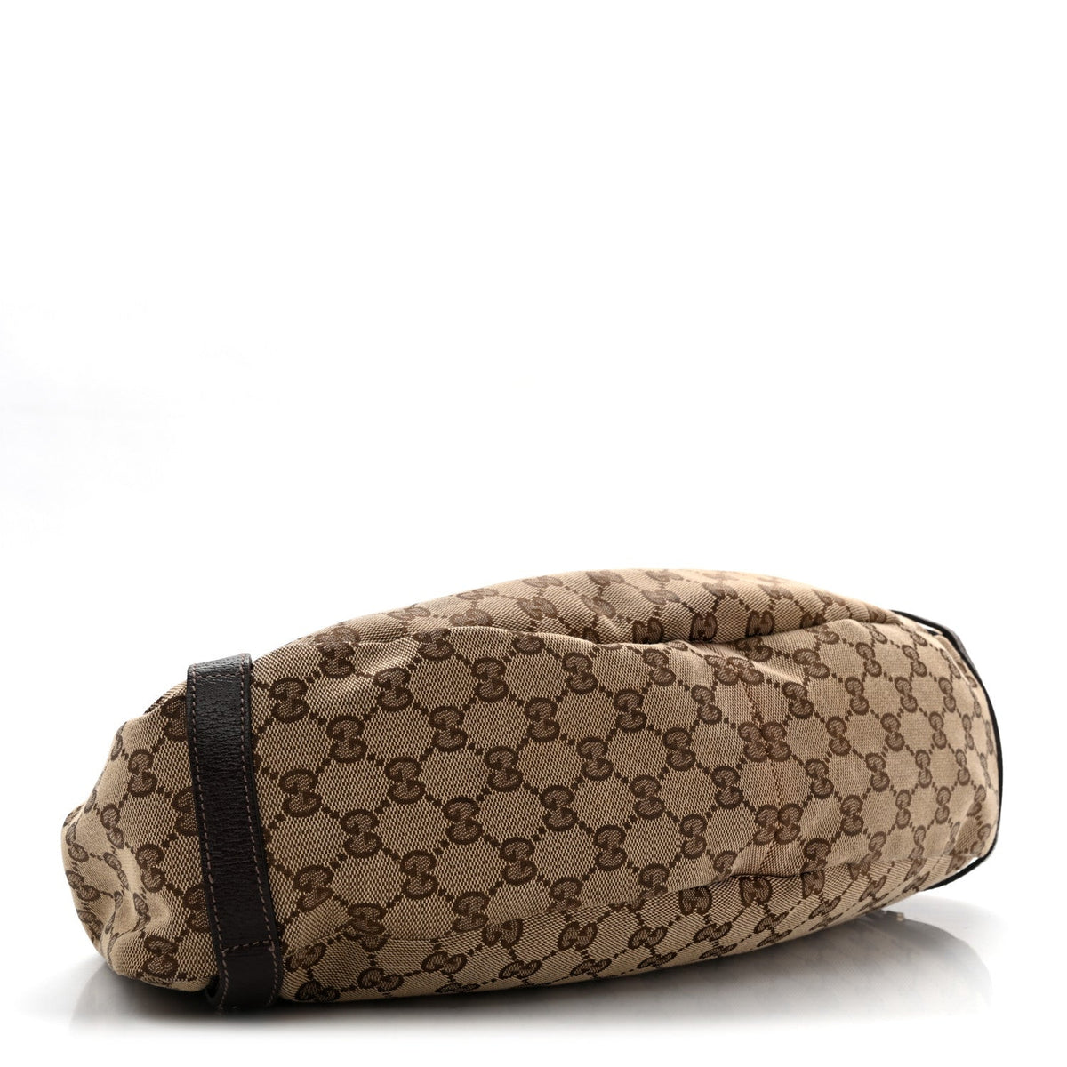 Monogram Medium Abbey Shoulder Bag Dark Brown