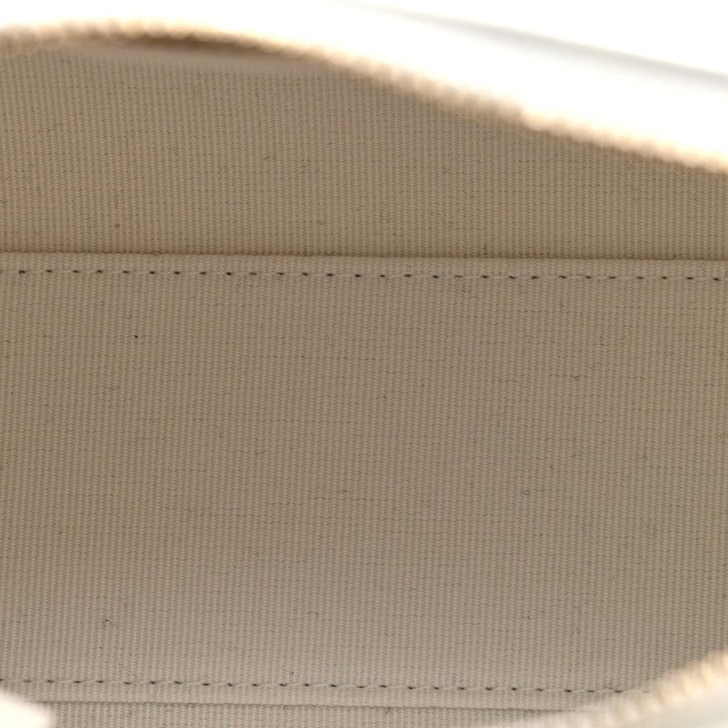 Lambskin Quilted Resin CC Mini Bowling Clutch With Chain White Black
