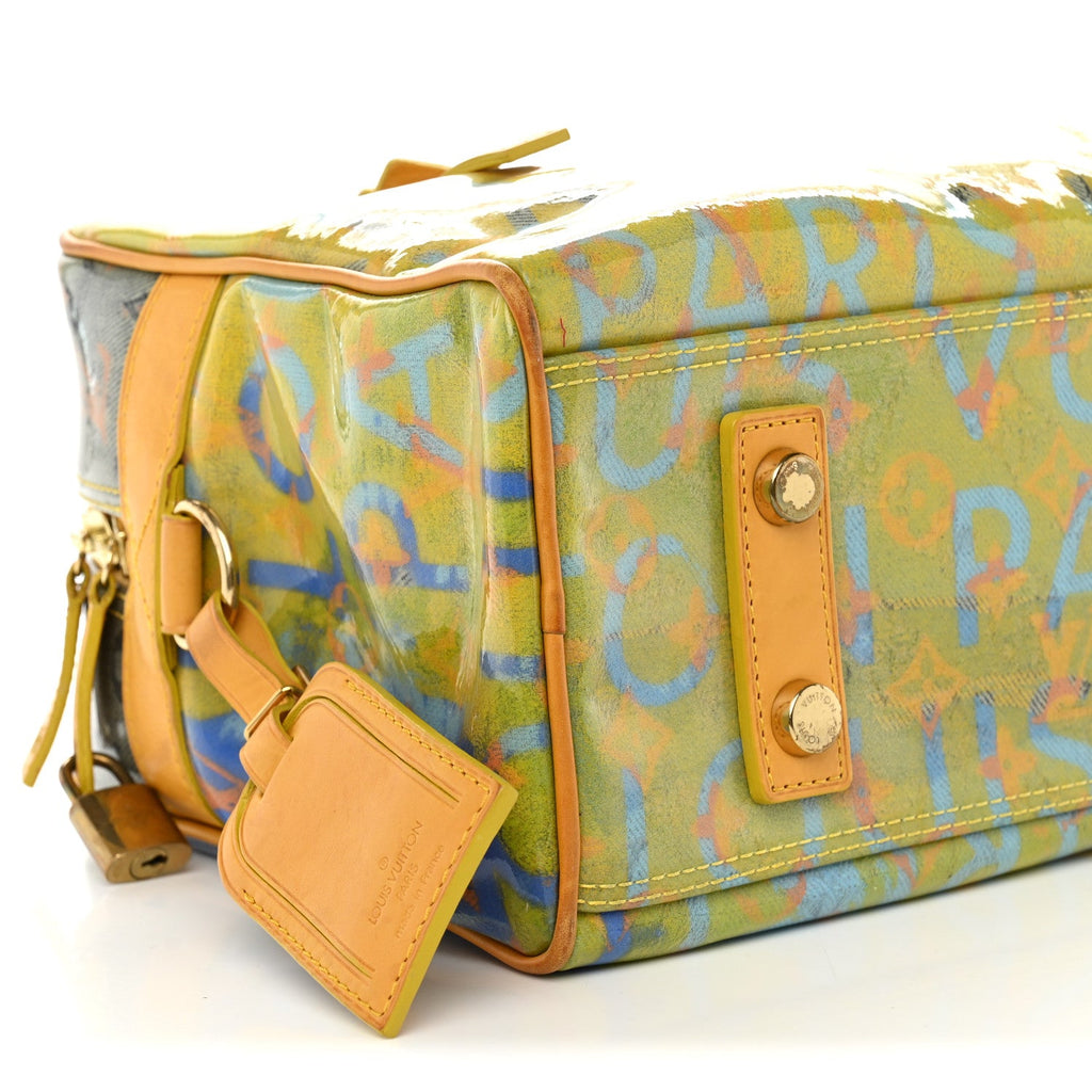 Monogram Pulp Defile Weekender PM Yellow