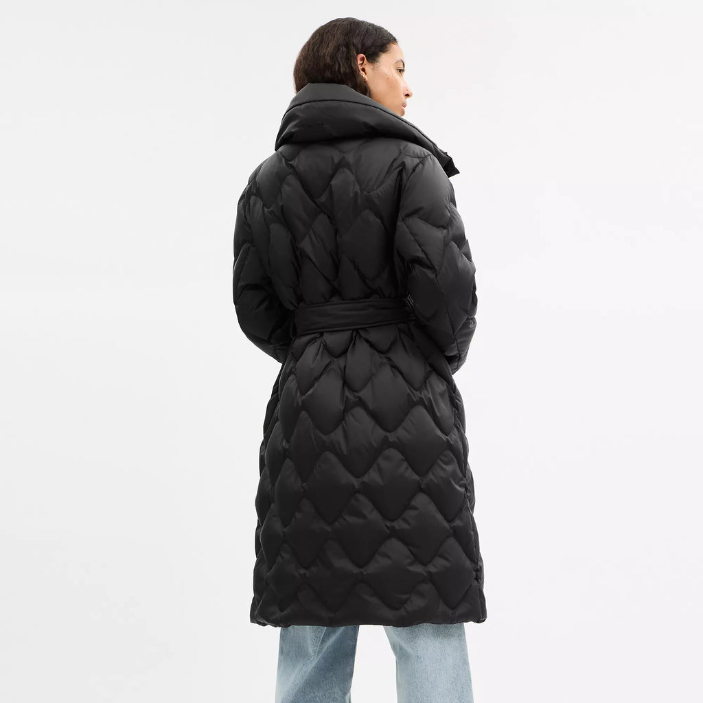 Coach Outlet Quilted Long Puffer