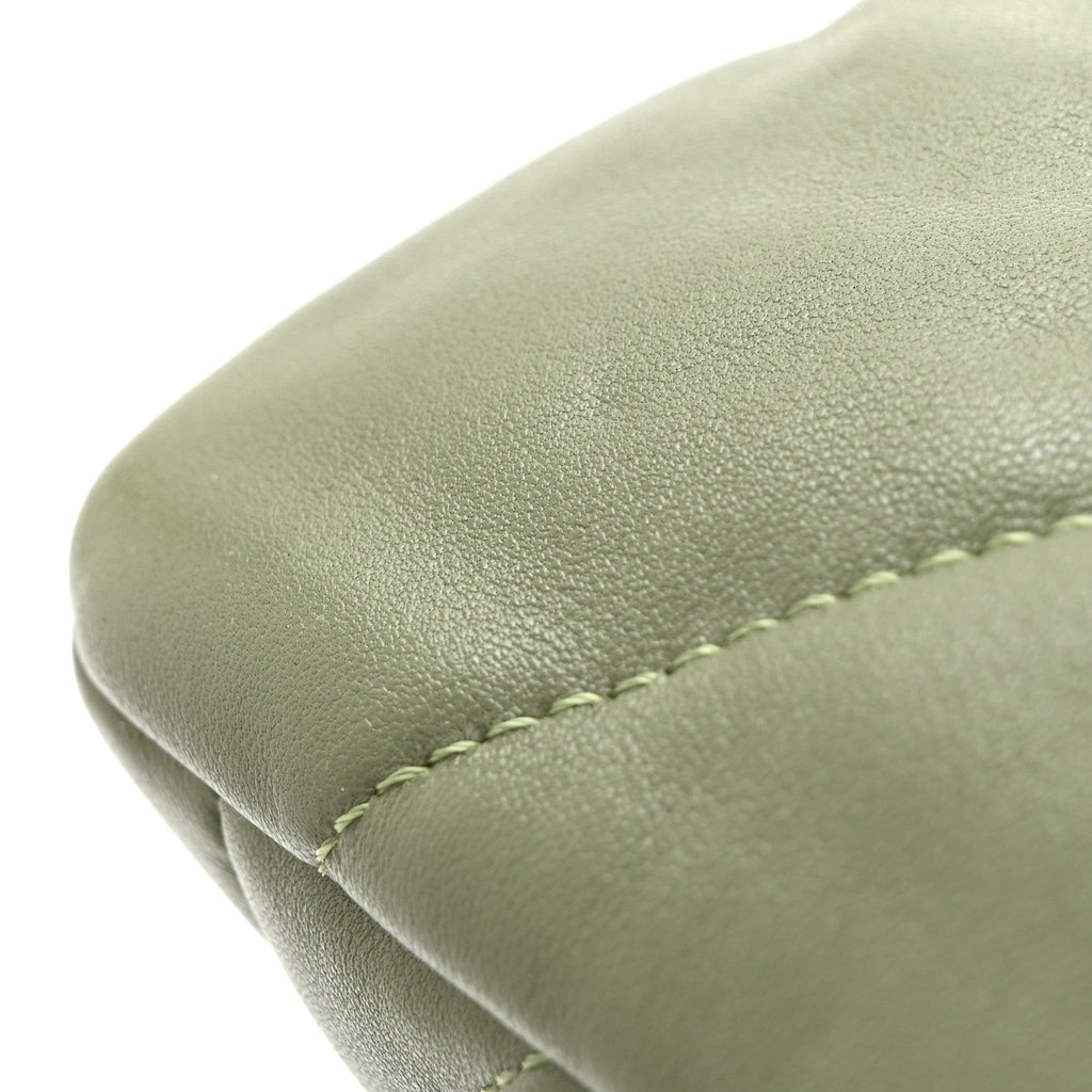 Lambskin Quilted Medium Chanel 19 Flap Green