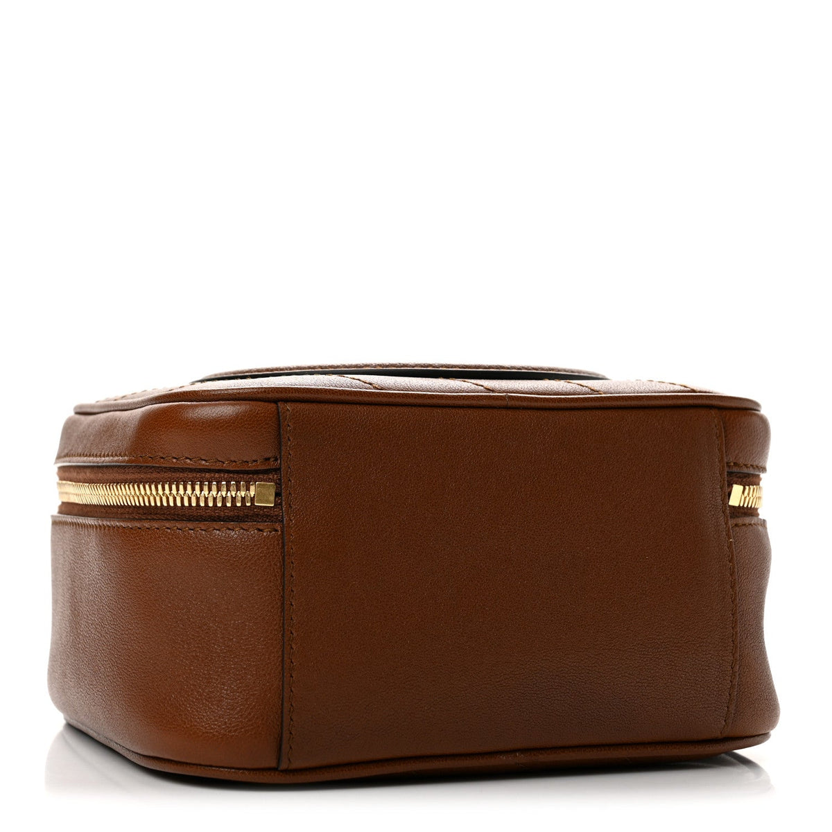 Sakai Be Green Calfskin Diagonal Stitched Blondie Top Handle Bag Cuir