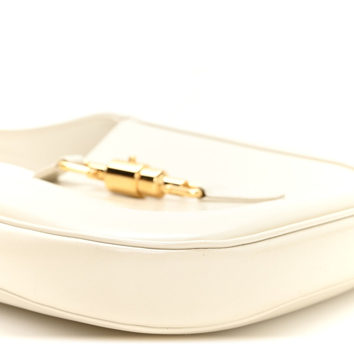 Boarded Dyana Lux Calfskin Small Jackie 1961 Hobo Mystic White
