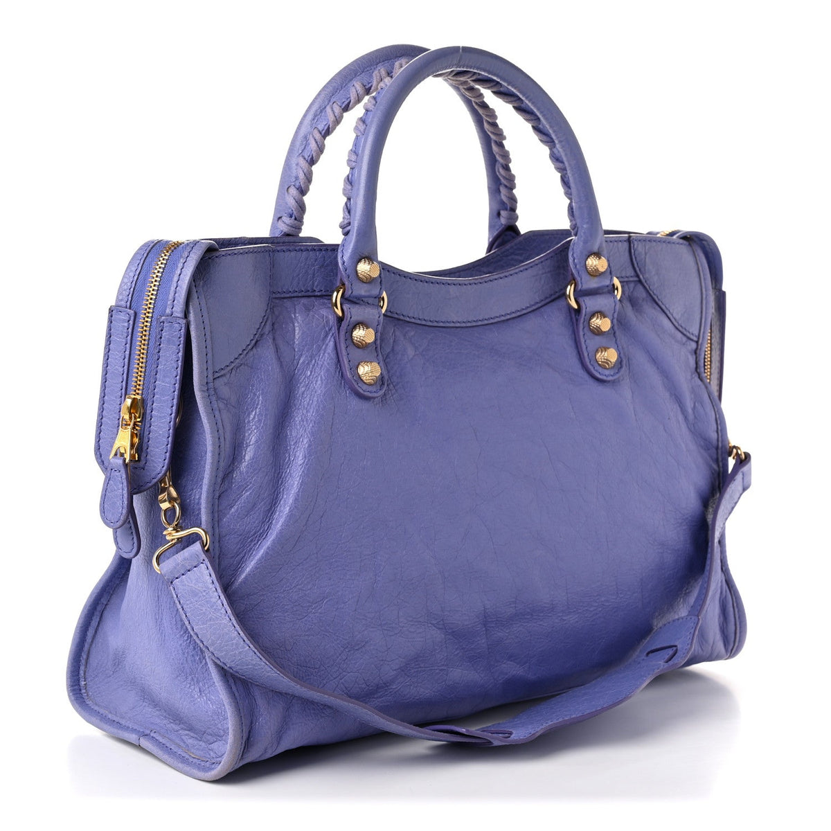 Agneau Giant 12 Gold Hardware City Mauve Light Mauve