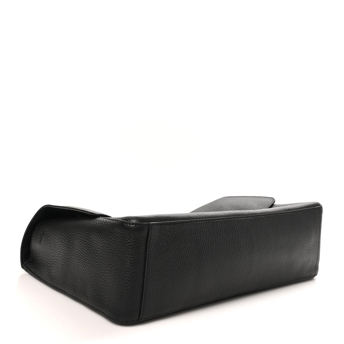 Grained Calfskin Souplissimo Maxi Flap Black
