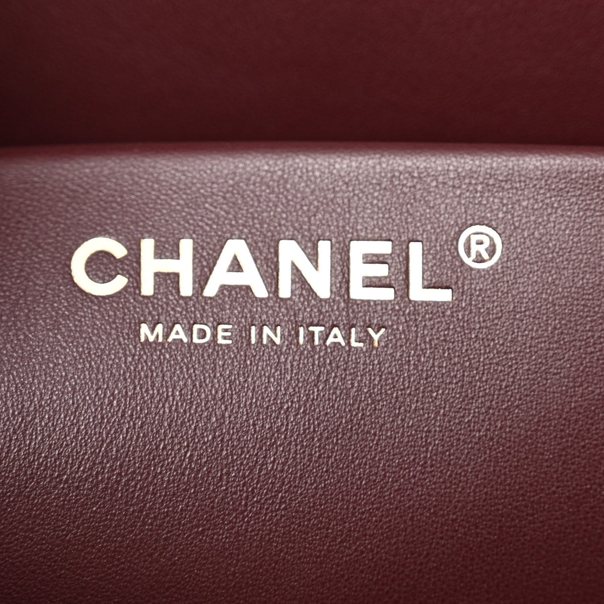 Suede Calfskin Maxi Flap Burgundy